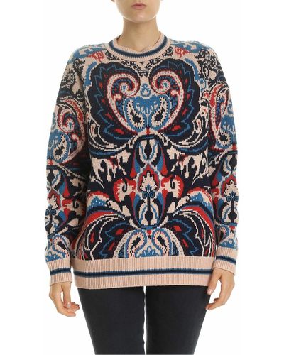 See By Chloé Pullover With Contrasting Pattern - Gray
