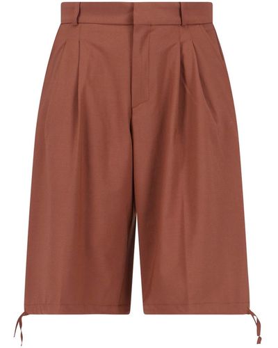 Bonsai Wide Shorts - Red