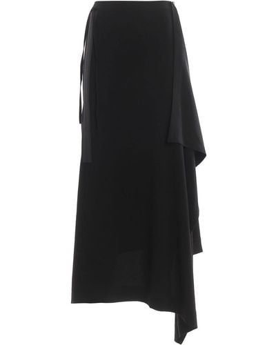 McQ Asymmetric Skirt - Black