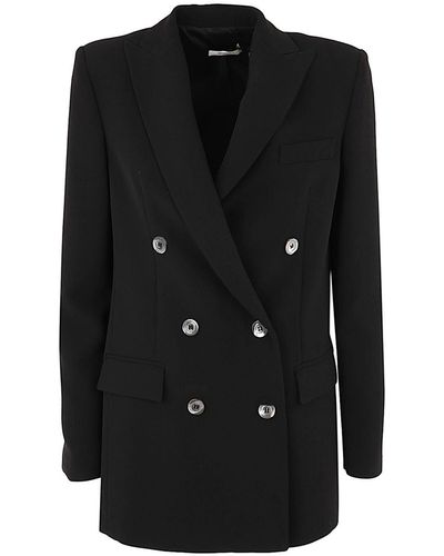 NINA 14.7 Cady Double Breasted Jacket - Black