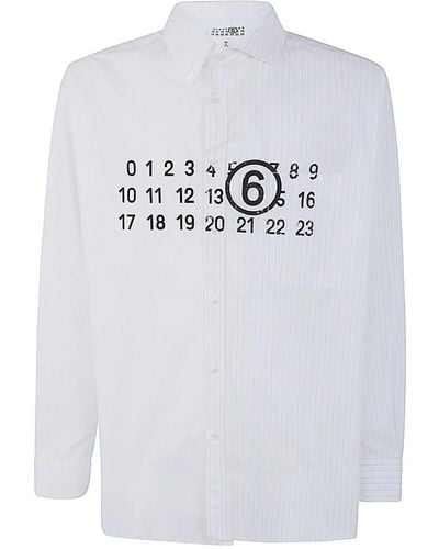 MM6 by Maison Martin Margiela Long Sleeves Shirt - White
