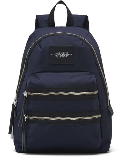 Marc Jacobs The Large Backpack Zipped Backpack - Blue