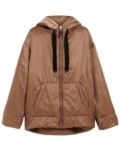 Max Mara The Cube Dali Reversible Parka - Brown