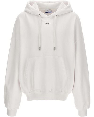 Off-White c/o Virgil Abloh Off Stamp Hoodie - White