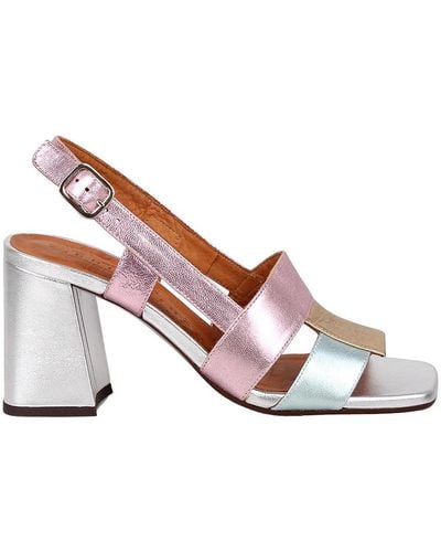 Chie Mihara Padded Leather Sandals - Pink