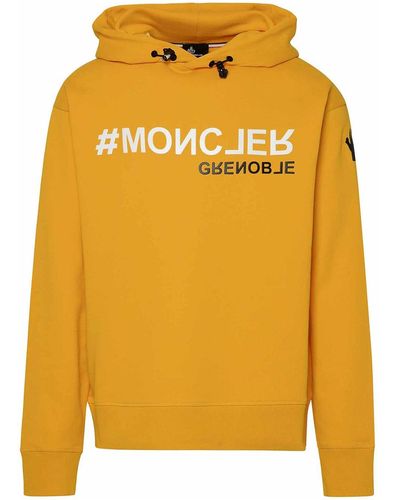 Moncler Hooded Sweatshirt - Yellow