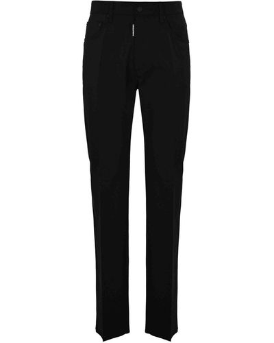 DSquared² Trousers With Ironed Crease - Black