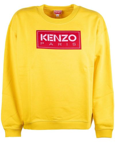 KENZO Logo Sweatshirt - Yellow