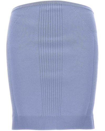 Hervé Léger Mix Skirt - Blue