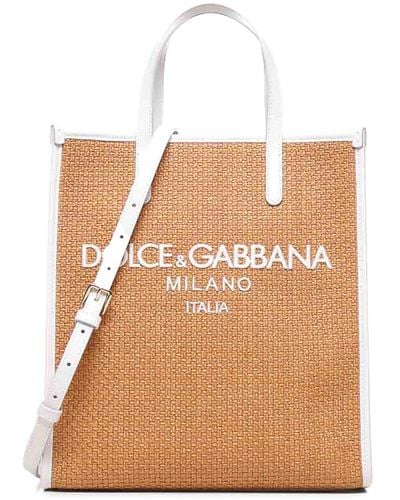 Dolce & Gabbana Large Shopping Bag - Natural