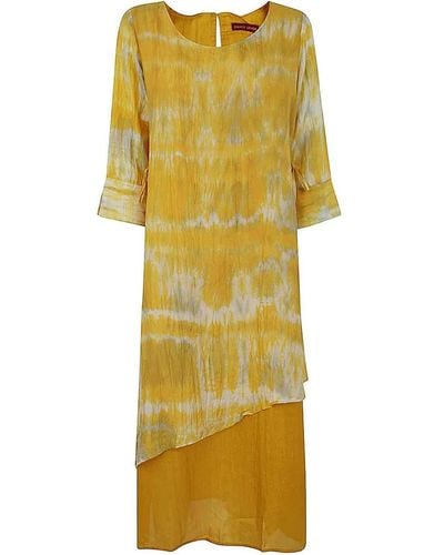 BIANCO LEVRIN Silk Dress - Yellow
