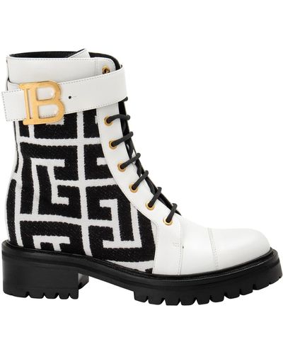 Balmain Boots - White