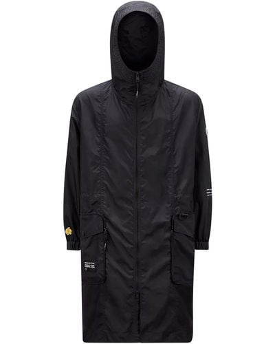 Moncler Fennel Long Parka Frgmt - Blue