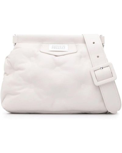 Maison Margiela Small Glam Slam Classique Messenger Bag - White