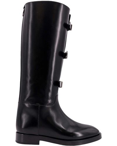 DURAZZI MILANO Leather Boots - Black