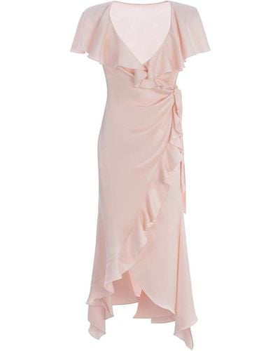 Philosophy Di Lorenzo Serafini Satin Dress - Pink