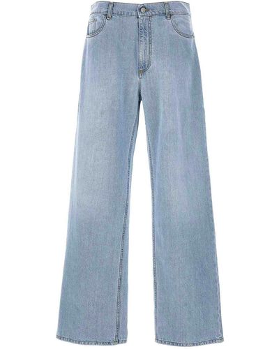 1017 ALYX 9SM Wide Leg With Buckle Jeans - Blue