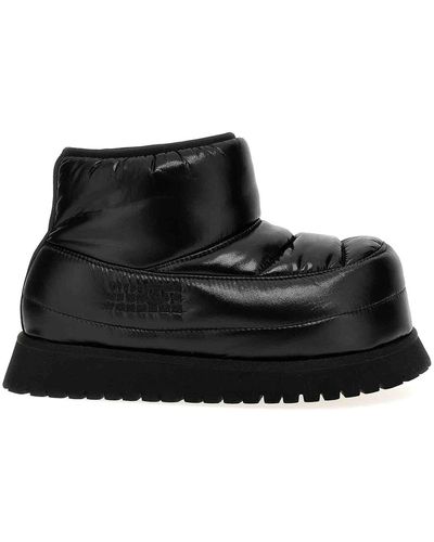 MM6 by Maison Martin Margiela Padded Ankle Boot - Black