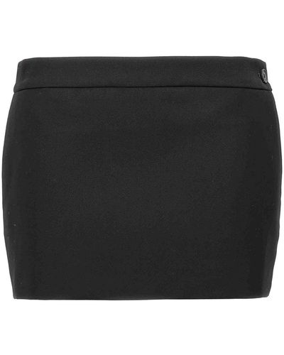 Wardrobe NYC Miniskirt Virgin Wool - Black