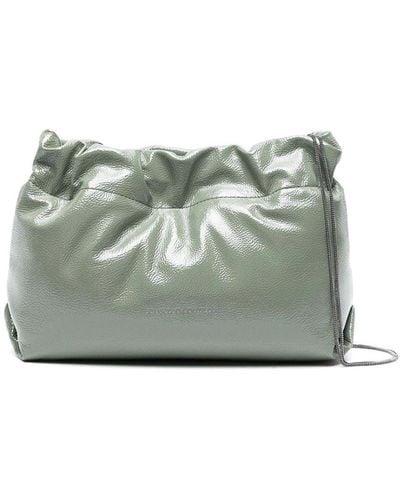 Brunello Cucinelli Patent Leather Bag - Gray