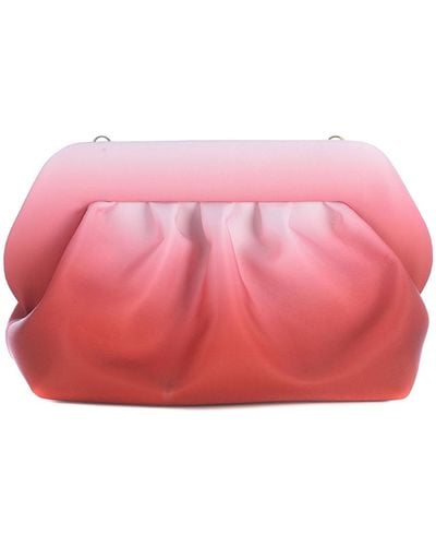 THEMOIRÈ Faux Leather Clutch With Magnetic Closure - Pink