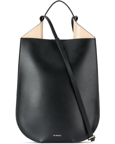 REE PROJECTS Leather Tote - Black