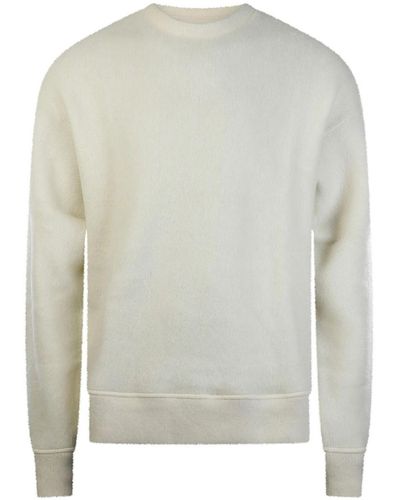 Jil Sander Milk Alpaca And Wool Blend Sweater - White
