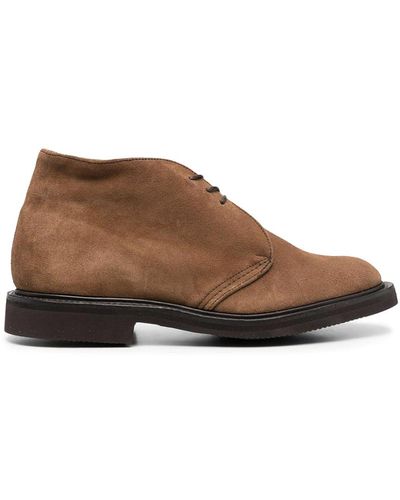 Tricker's Suede Lace-ups - Brown