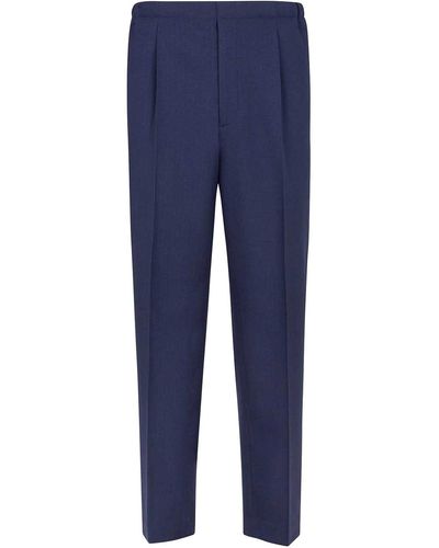 Fendi Tailored Trousers - Blue