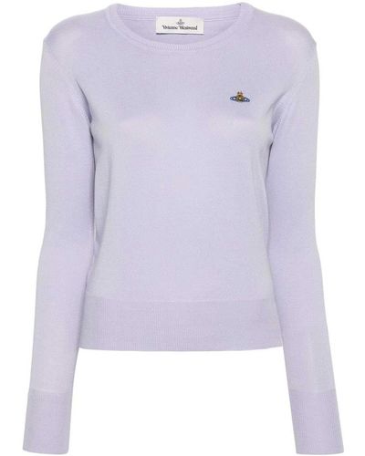 Vivienne Westwood Crewneck Sweatshirt - Purple
