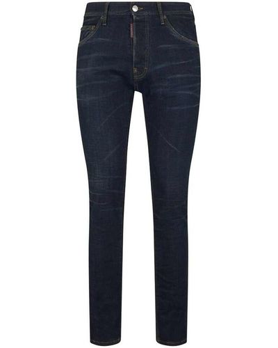 DSquared² Navy Skinny Cut Jeans - Blue