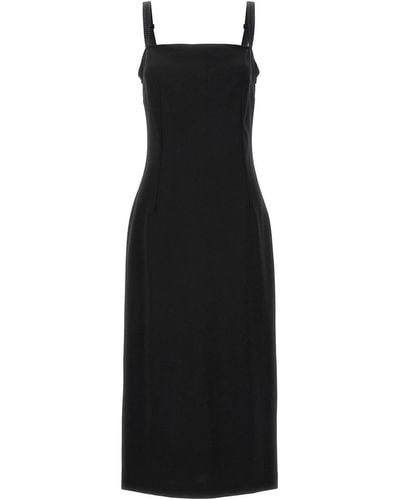 Dolce & Gabbana Milan Stitch Dress - Black