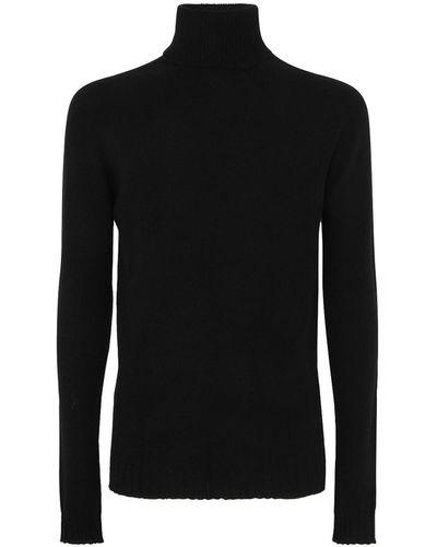 MD75 Cashmere Turtle Neck Sweater - Black