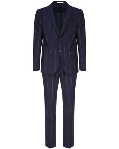 Eleventy Single-breasted Suit - Blue