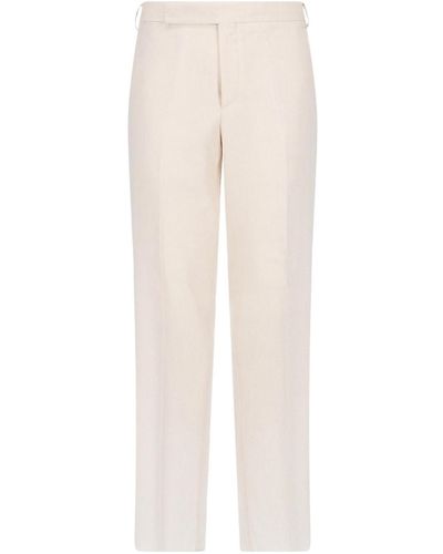 Lardini Tailored Trousers - White
