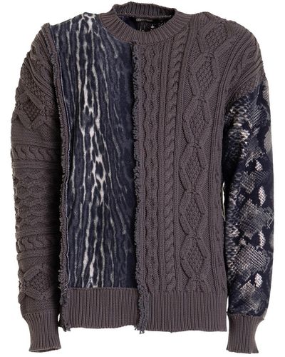 Roberto Cavalli Cotton Blend Sweater - Black