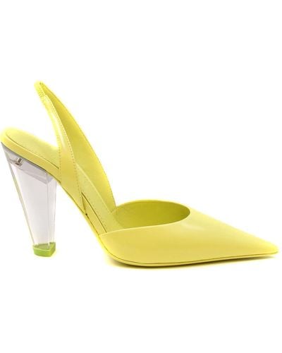 3Juin Leather Sandals - Yellow