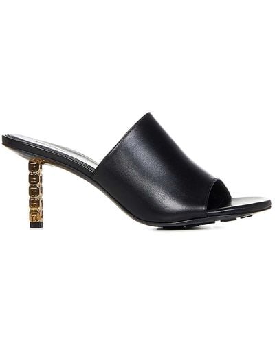 Givenchy Iconic Heel Mules - Black