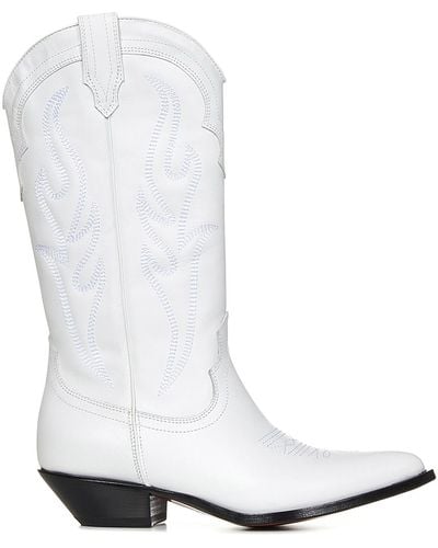 Sonora Boots Smooth Calfsk - White