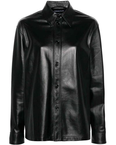 Fabiana Filippi Leather Jacket - Black