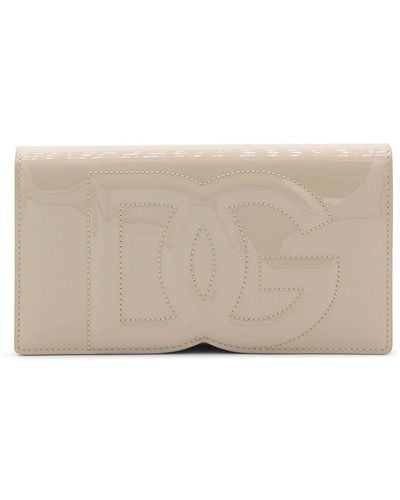 Dolce & Gabbana Light Leather Crossbody Bag - Natural