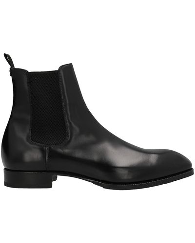 Lidfort Leather Chelsea Boots - Black