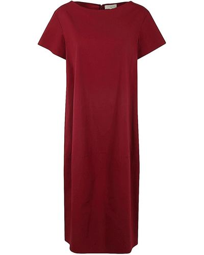 Antonelli Nor Short Sleeves Dress - Red