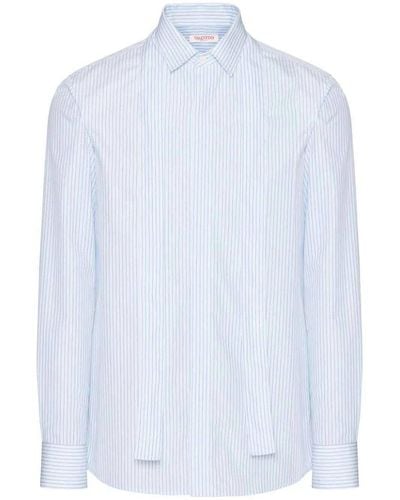 Valentino Striped Shirt - White