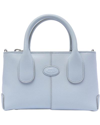 Tod's Light Nikita Handbag With Zip - Blue