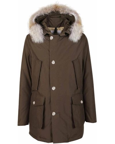 Woolrich Arctic Detachable Fur Parka - Brown