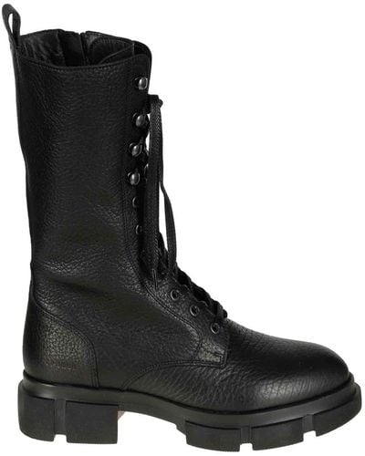 COPENHAGEN Leather Boots - Black