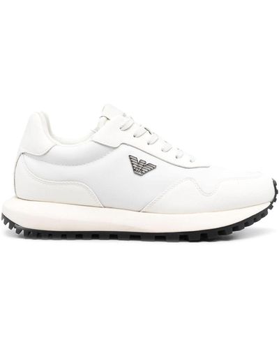 Emporio Armani Logo Low-top Sneakers - White