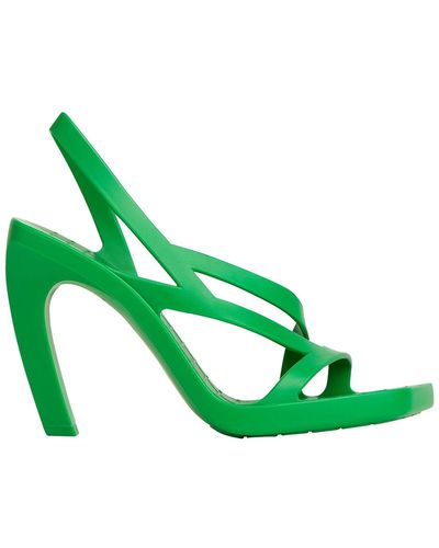 Bottega Veneta Leather Sandals - Green