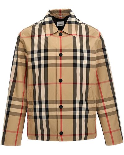 Burberry Sussex Jacket - Natural